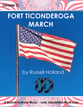 Fort Ticonderoga March Concert Band sheet music cover